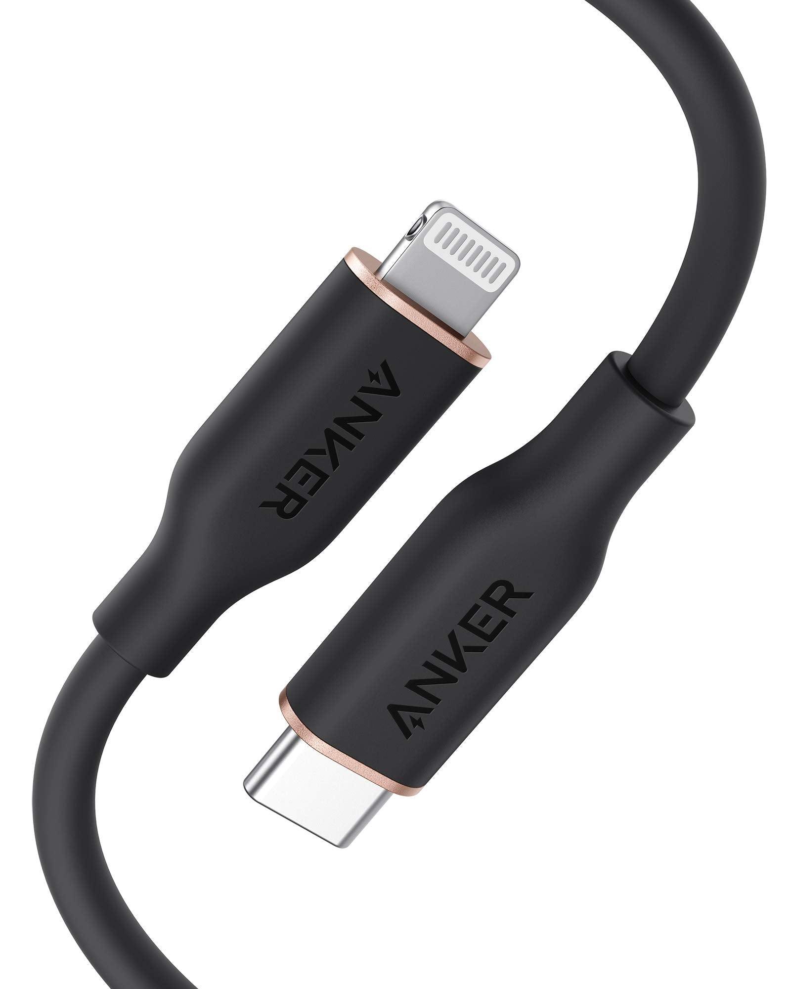 Anker <b>641</b> USB-C to Lightning Cable (Flow, Silicone)