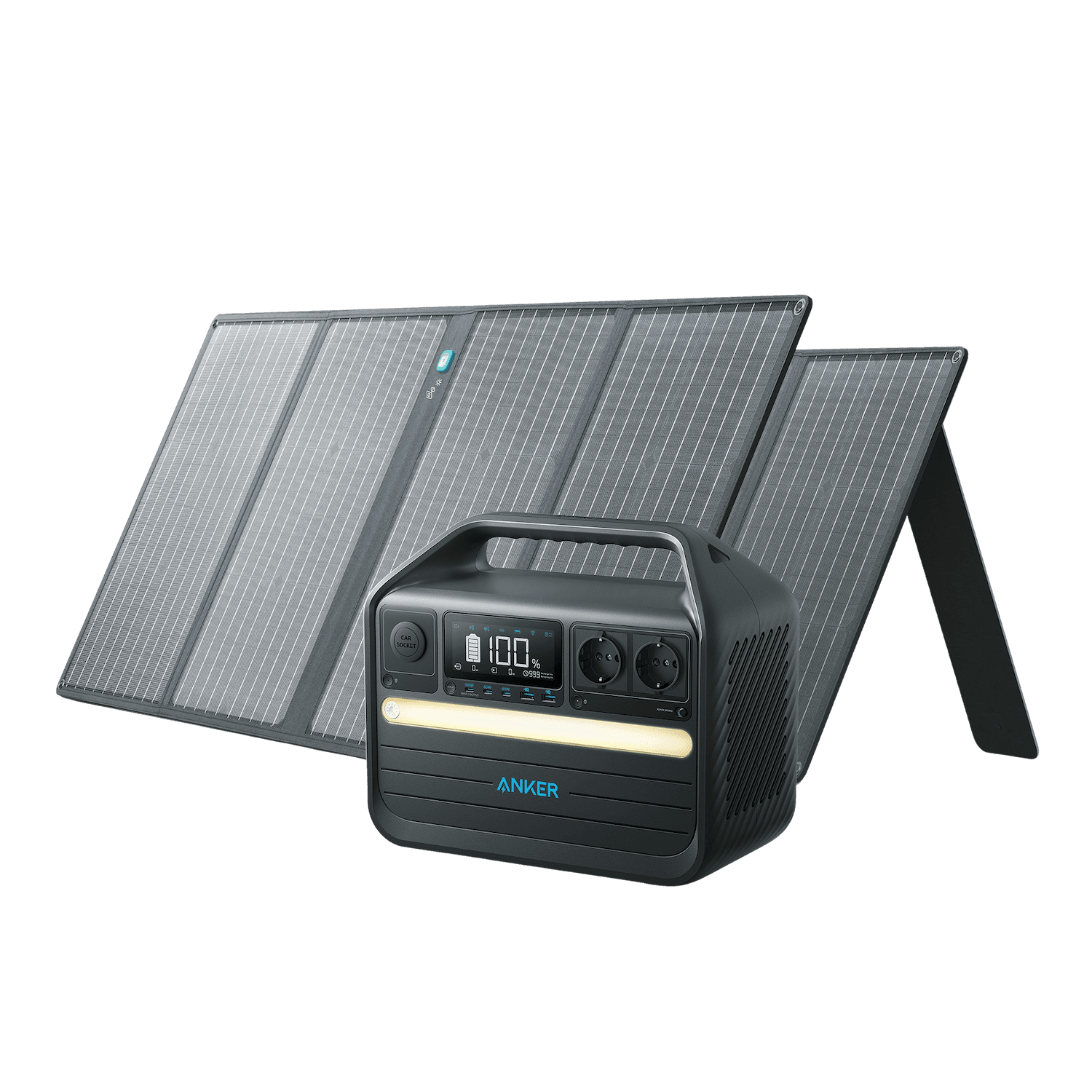 Anker Solargenerator  <b>555</b> (Anker 555 PowerHouse - 1024Wh | 1000W mit 2× 100W Solarpanel)