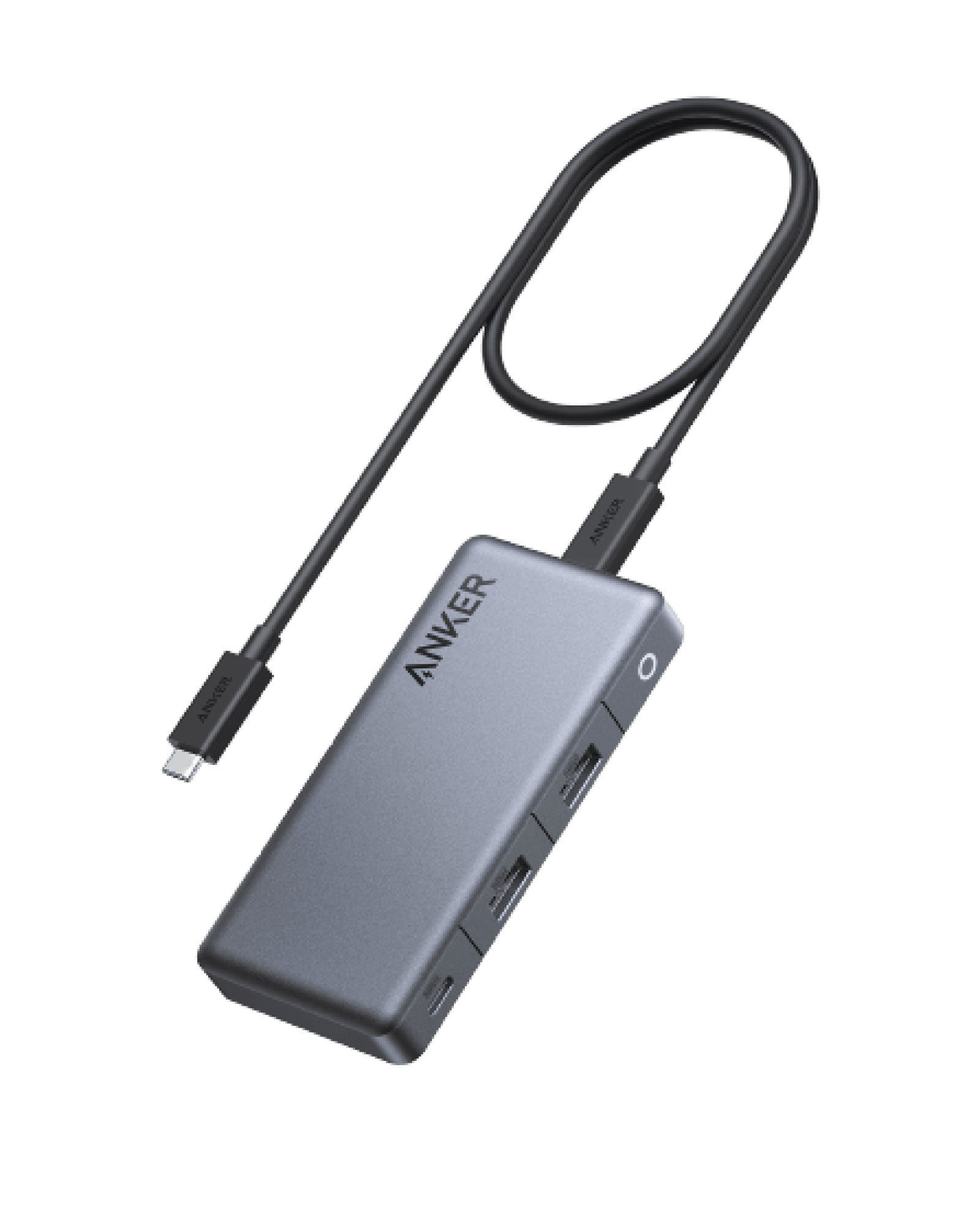 Anker <b>343</b> USB-C Hub (7-in-1, Dual 4K HDMI)