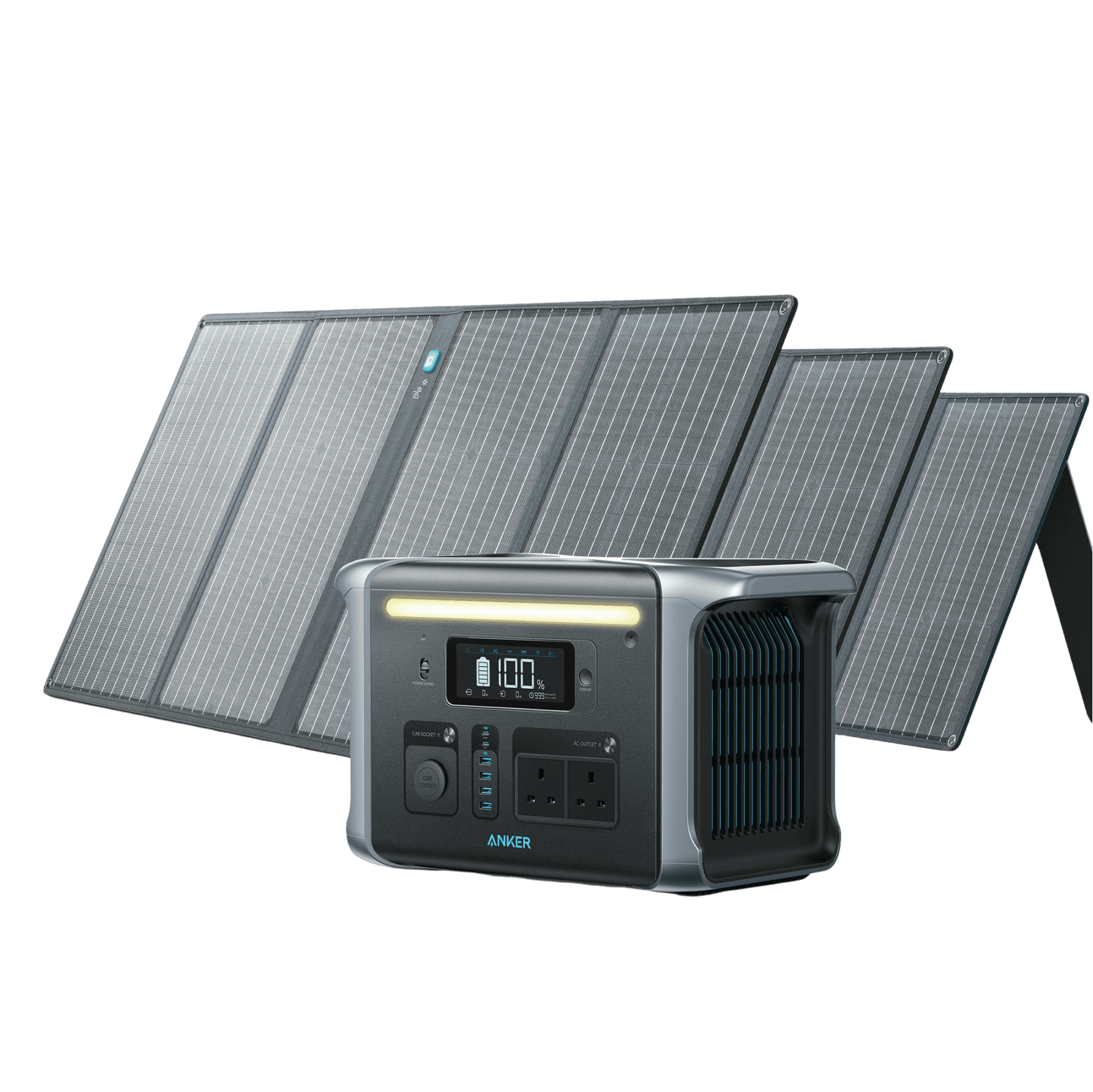 Anker Solar Generator <b>757</b>  (PowerHouse 1229Wh with Solar Panels 3*100W)