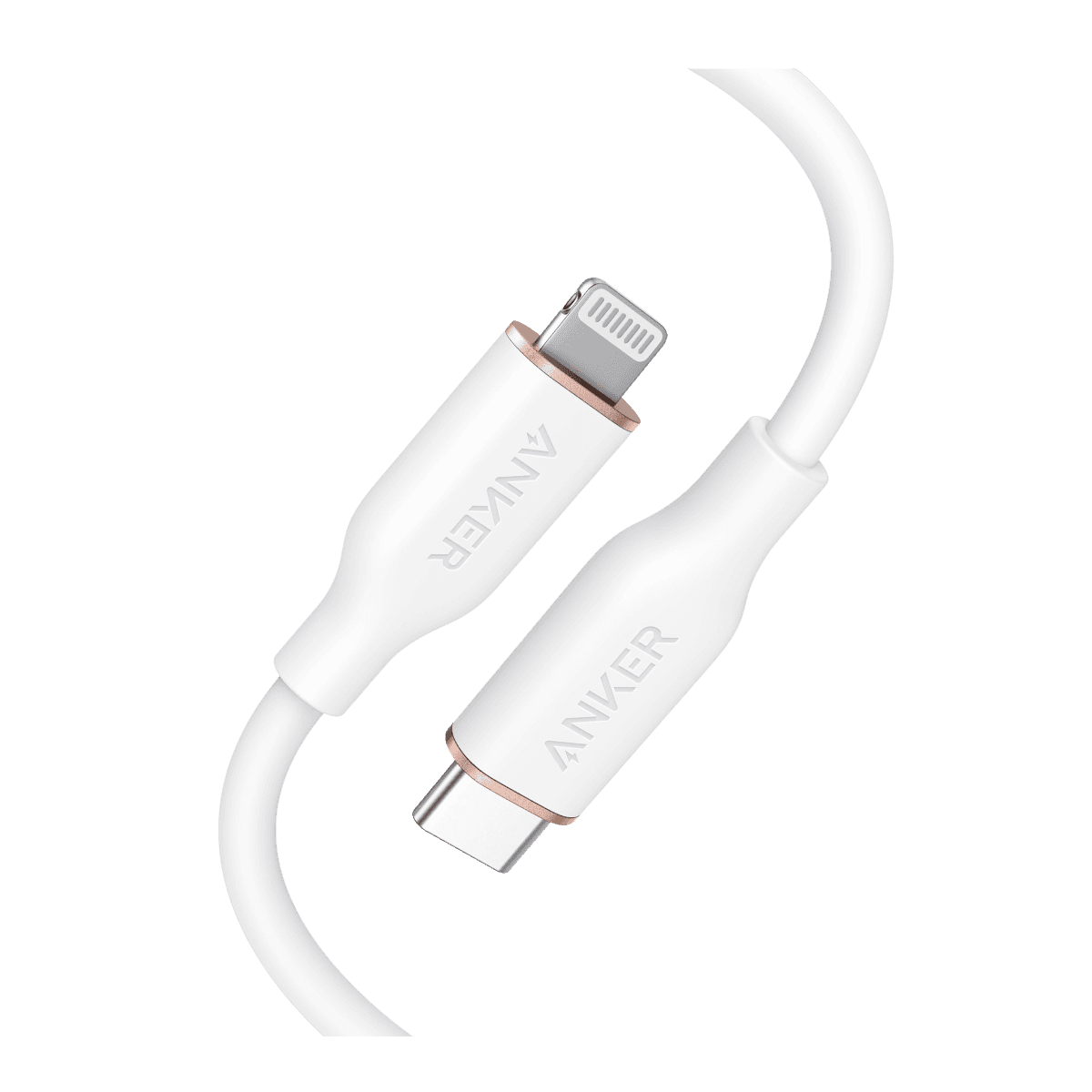 Anker <b>641</b> USB-C to Lightning Cable (Flow, 3ft Silicone)