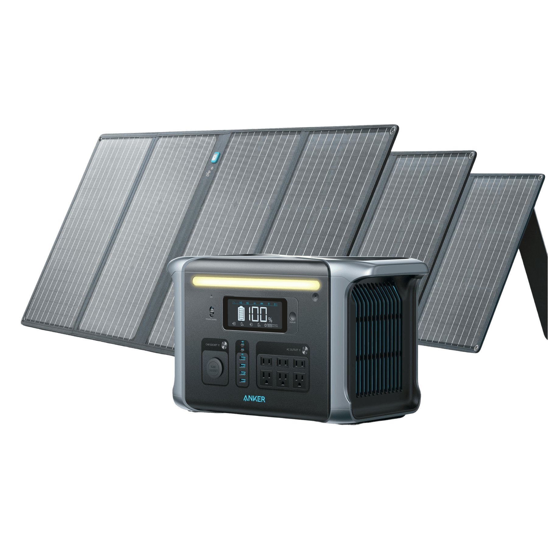 Anker Solar Generator <b>757</b> (PowerHouse 1229Wh with 3×100W Solar Panels)