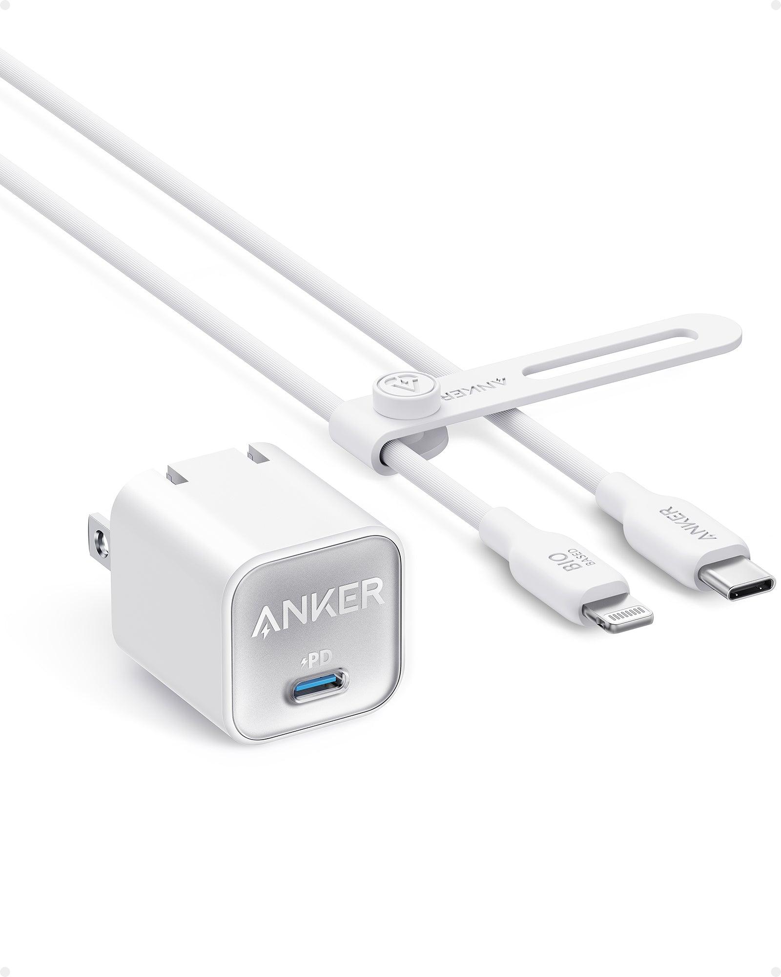 Anker <b>511</b> Charger (Nano 3, 30W) with USB-C to Lightning Cable (6ft)