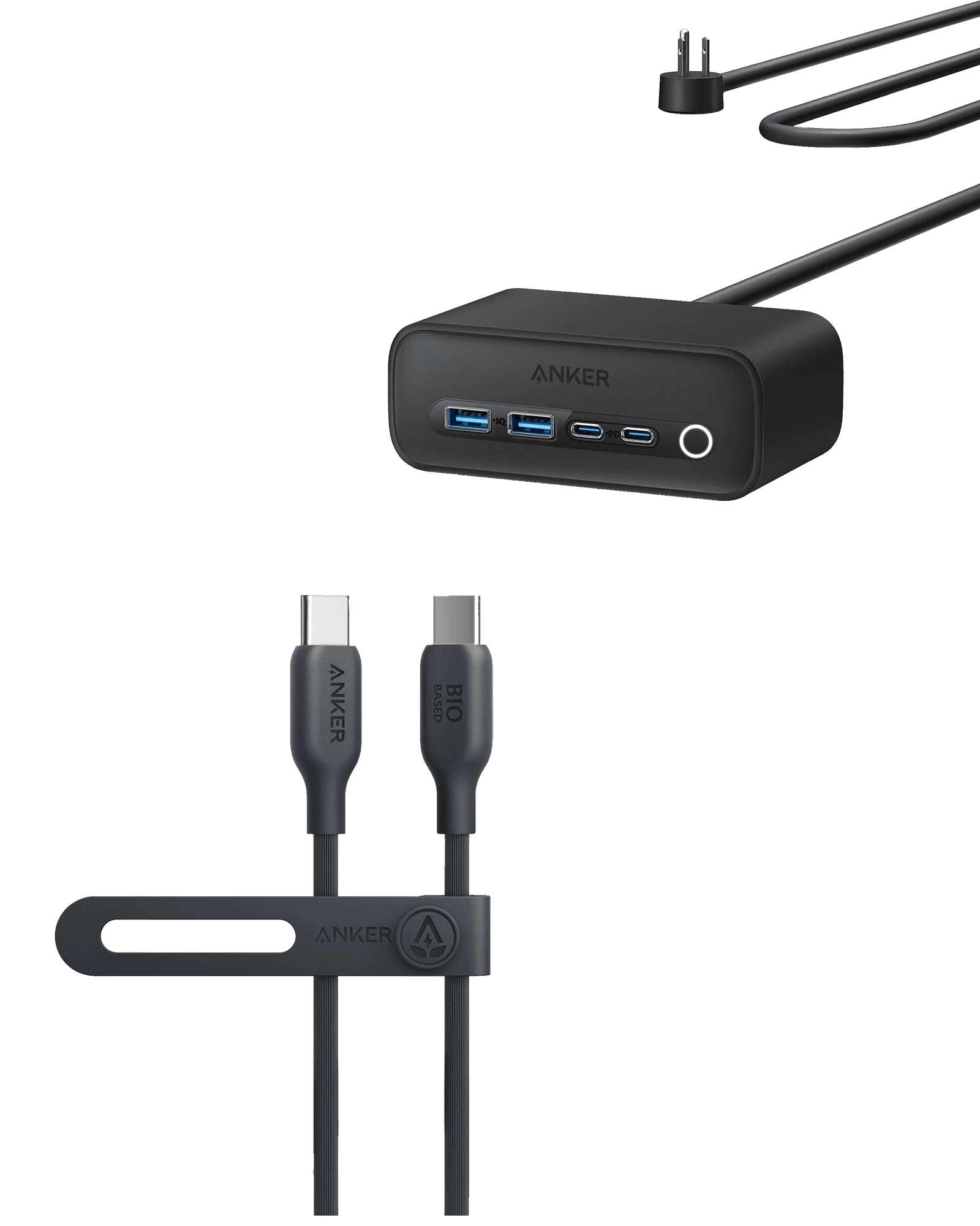 Anker <b>525</b> Charging Station with USB-C to USB-C Cable
