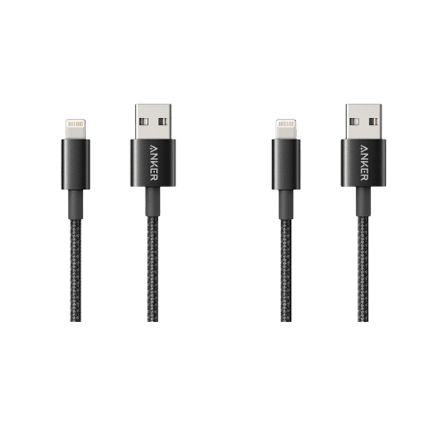 2× Anker <b>331</b> USB-A to Lightning Cable (Nylon)